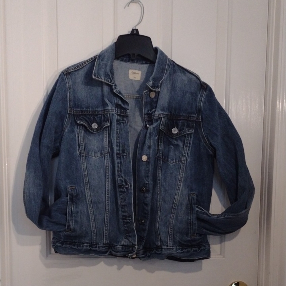 GAP Light Blue Denim Jacket L